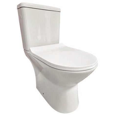 Pack WC Universel sans bride ADI 2 - H77xl37xP63,5cm - Céramique blanche