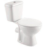 Pack WC ONDÉE ECO - Cuvette à Bride Sortie Verticale - Mécanisme 3/6L - Abattant ABS - Blanc