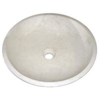ONDEE ZEN - Vasque bol à poser GELA - 44cm - Crème - Terrazzo - Sans trop plein