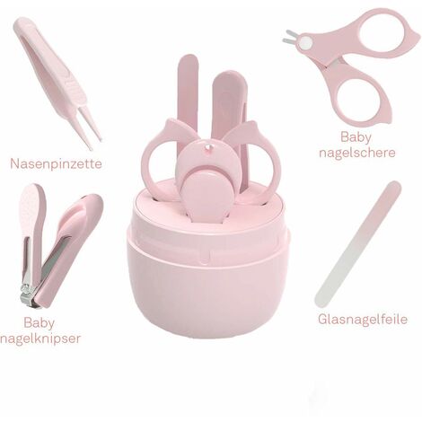 Nasenpinzette   in Babypflege Set mit Baby Nagelschere Nagelknipser 