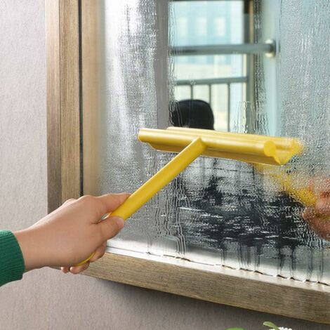 LangRay Duschabzieher Glasabzieher Duschabzieher Bohrerfreier Silikon-Badabzieher  Badezimmerspiegel Fensterabzieher Badezimmer-Glasreinigungsspiegel für  Glasreinigung