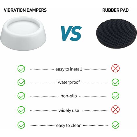 Waschmaschinenfuß Anti-Vibrations-Pads Noise Anti-Vibrations-Füße