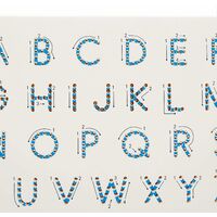 Exceart a bis Z Großbuchstaben Magnet Magnetkugeln Tafel Lernspielzeug für Kinder Kleinkinder 