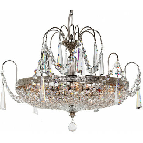 Lustre IMPERO avec pampilles 8x40W