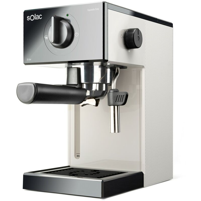 Solac CE4505 Squissita Easy Ivory - Cafetera espresso 1050W para 2 tazas