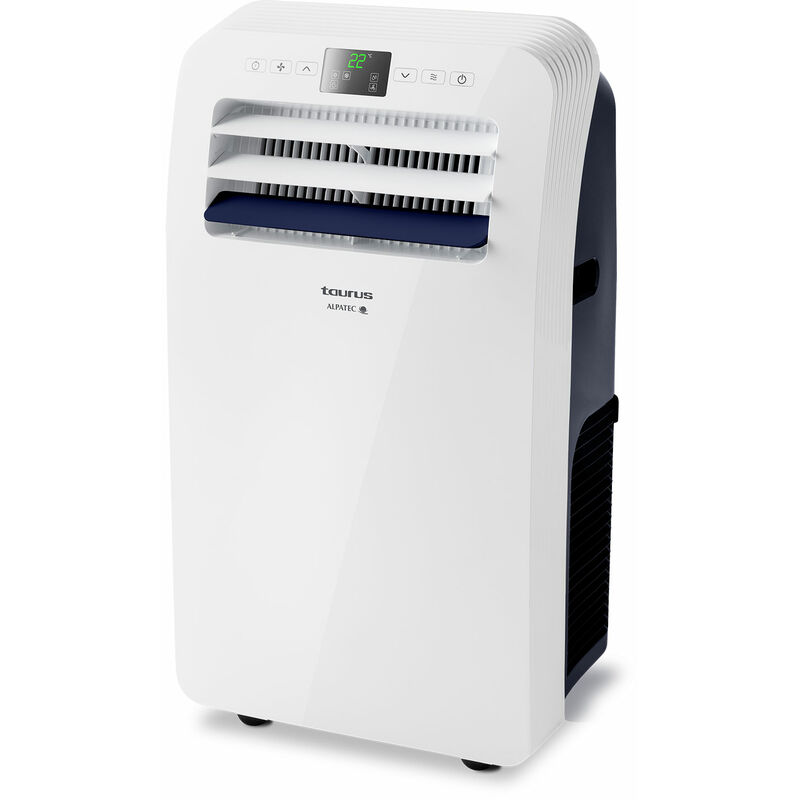 Taurus Cold Digital aire acondicionado 3 en 1 blanco con funciones deshumidificador y ventilador. silencioso. temporizador. mando distancia. kit ventana. ruedas. 1100w. portatil 2250 r290 25m2