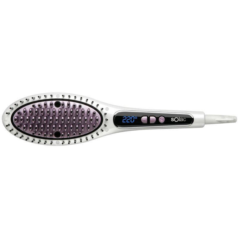 Solac MD7401 Expert Ionic Brush – Cepillo alisador iónico con recubrimiento cerámico