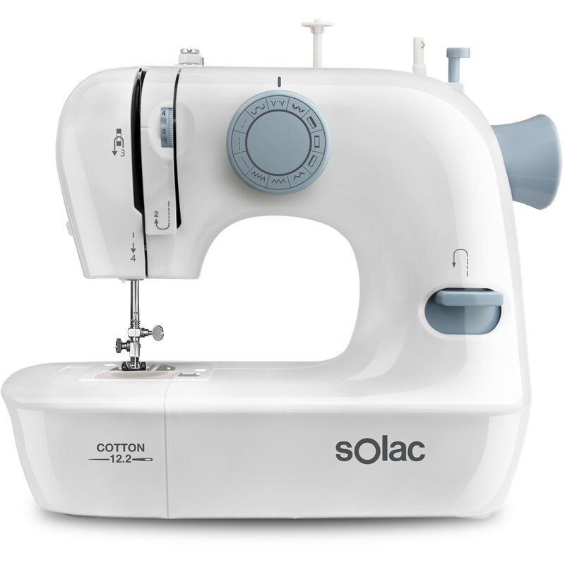 Solac SW8221 Cotton 12.2 - Máquina de coser de 12 puntadas