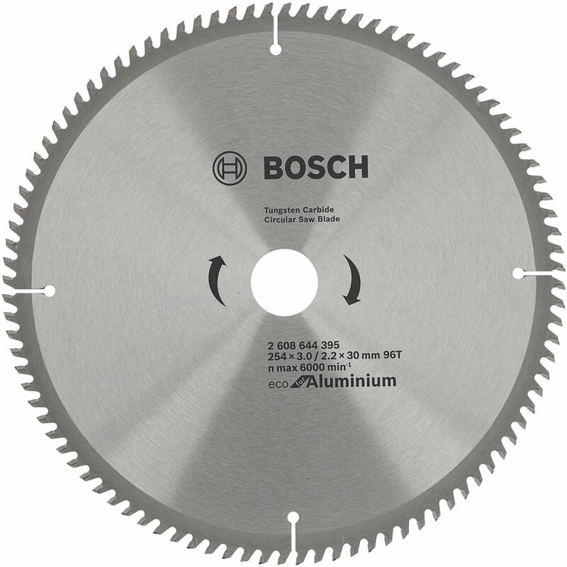 Disque bois 254mm 60T pour scie circulaire ECO BOSCH