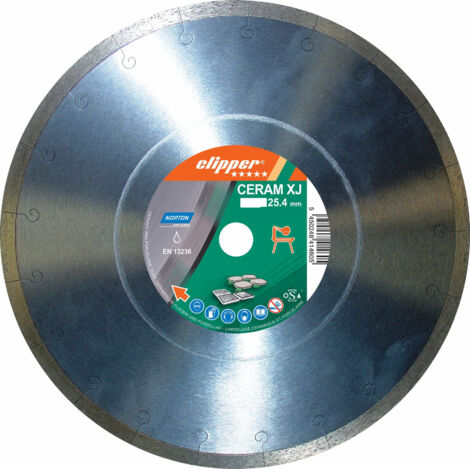 Norton Clipper disque à tronçonner diamanté Extreme Ceramic 230x25,4 mm 70184644431