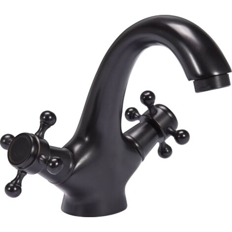 Robinet de lavabo RETRO BLACK 1 (1/2)