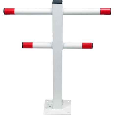 Barrière de parking / poteau de barrage H=60cm, L=55cm pour cadenas (1/4)