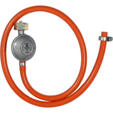 Tuyau à gaz 1m avec détendeur, régulateur de pression de gaz
