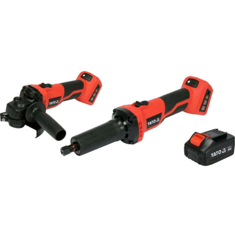 Ensemble d'outils Yato YT-828296 (YT-82824 + YT-828293) 18 V 1x4 0 Ah accu. (1/5)