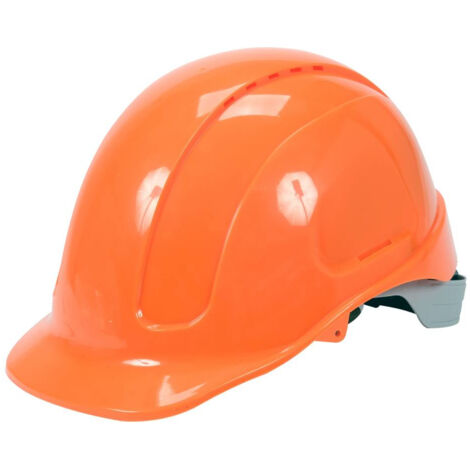 Casque de sécurité orange haute densité ABS (1/4)