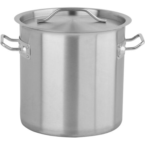 Marmite professionnelle HIGH 25x25cm 12 litres avec couvercle (1/2)
