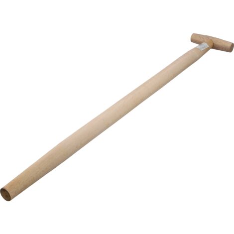 T-Griff-Stiel für Spaten, 90 cm, Buchenholz, Spatenstiel (1/2)