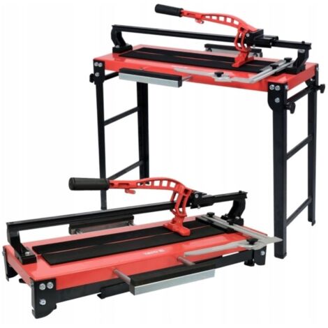 Yato – Coupe-carreaux professionnel 60 cm – Épaisseur max. des carreaux 14 mm – Supports latéraux extensibles – Système de guidage intégré