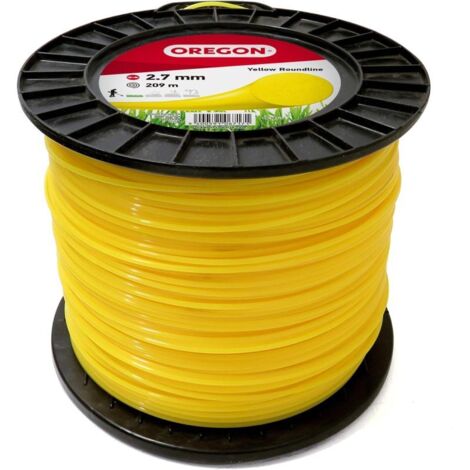 Fil débroussailleuse Rond Nylon Jaune ø2.7mm/209m Oregon 69-383-Y (1/5)