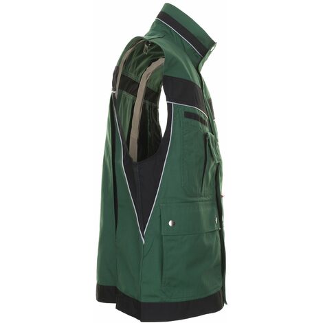 Gilet haute visibilité vert marquage S.S.T