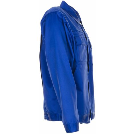 Cepovett Blouson Bugatti Bleu 100% Coton Croisé - Taille 04 - Style Cavalier
