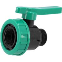 Kugelhahn 1 1/4" Innen-/Außengewinde PP