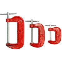 Modellbau-Schraubzwingen-Set 25, 50, 75 mm, 3-teilig