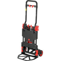 Carrello portaoggetti pieghevole 2 in 1 137 kg