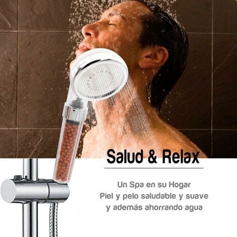 Cabezal de ducha + Filtro de ducha purificador de agua FILPUR