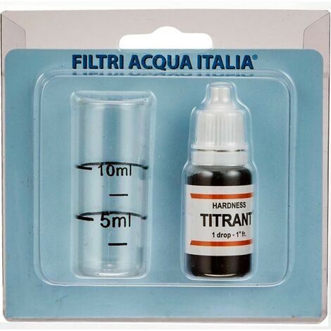 Kit de análisis de la dureza del agua Titrant para medir la cal en grados franceses