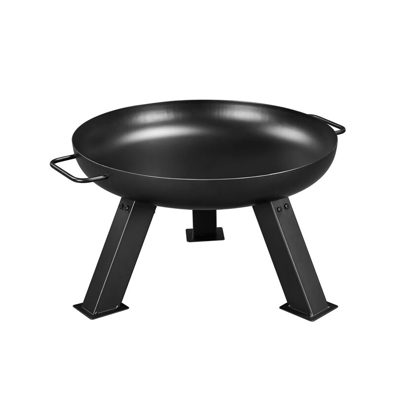 Yaheetech Brasero Exterior 60cm Brasero de Jartín para Calefacción Chimenea para Terrazas Playa