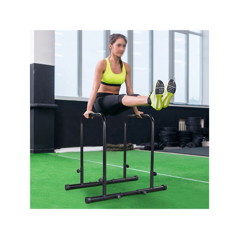 Yaheetech Barras Paralelas Calistenia Altura y Ancho Ajustables 79-90cm Barra  Dominadas Suelo Dip Bar Fitness Push Up Bar para Gimnasio Casa MAX  Capacidad de Carga 227 KG : : Deportes y aire