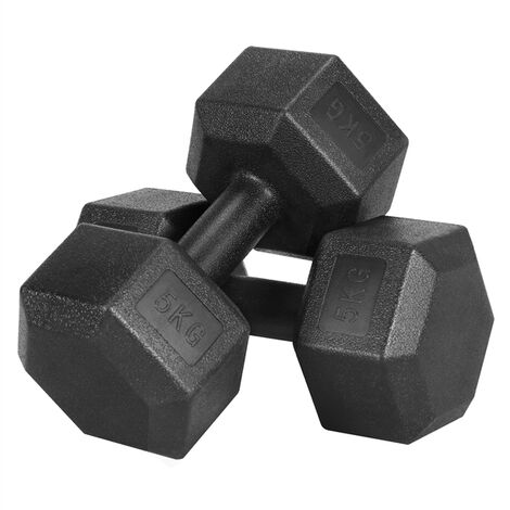 Juego de mancuernas ajustables hexagonales de goma para las manos en casa equipo de ejercicio para mujeres y hombres gimnasio entrenamiento 2,5 kg, 5 kg, 17,5 kg, 10 kg, 12,5 kg, 15 kg, 17,5 kg, 45 libras entrenamiento de fuerza