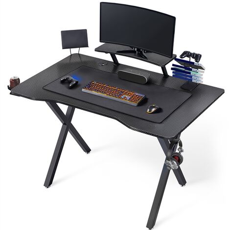 Grande Ergonomico Escritorio Mesa Modernos Para Computadora PC Juegos Gamer  Desk