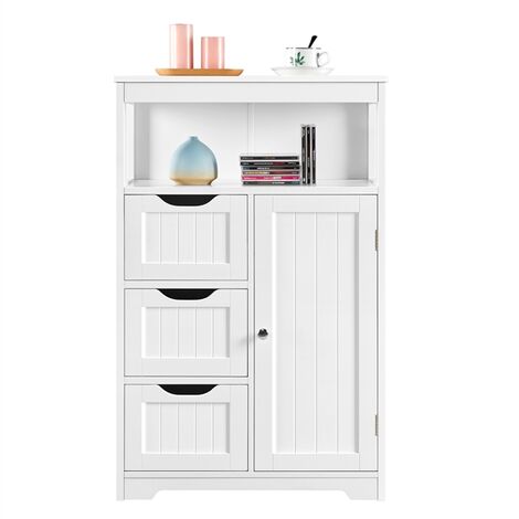 Mueble de Baño Organizador Blanco 180cm Alto