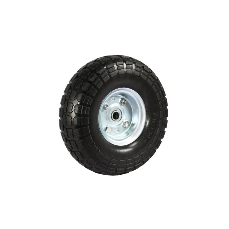 Yaheetech Set Di 4 Ruote Piene Per Carriola - Gomma Antiforatura, Diametro 255 Mm | Ideali Per Giardino, Lavori E Trasporto - Foto 6