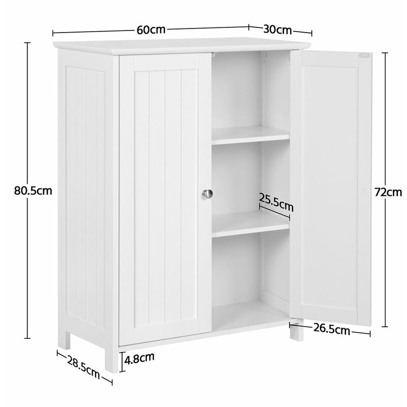 ChooChoo Armadietto da parete in legno con ante, armadietto per medicinali con ripiani regolabili sopra il WC, armadio rustico da parete per bagno, cucina, soggiorno, ciliegio scuro