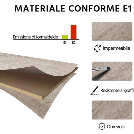 Set Tavolo Da Pranzo Industriale Con 4 Sedie - Salvaspazio In Legno E Metallo, Marrone - Foto 11