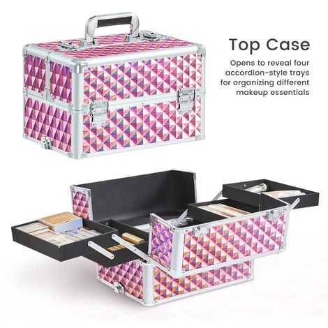 Valigia Trolley Beauty Case Make Up Trucco Grande Da Viaggio Estetista  Professionale