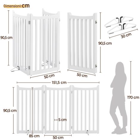 Cancelletto Di Sicurezza Ycozy Estensibile Fino A 140 Cm – Per Scale, Porte E Esterni, Con Doppio Blocco E Installazione A Muro