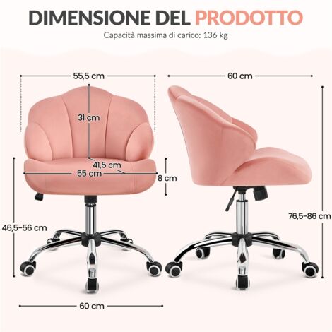 Sgabello ergonomico a sella – idraulico regolabile in altezza