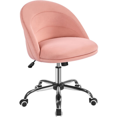 Sedia Da Ufficio Yaheetech Bianca, Senza Braccioli, Reclinabile E Regolabile In Altezza – Fino A 136 Kg, Design Moderno E Comodo!