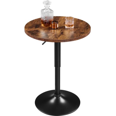 Tavolo da bar rotondo 60cm in gres Venezia Black