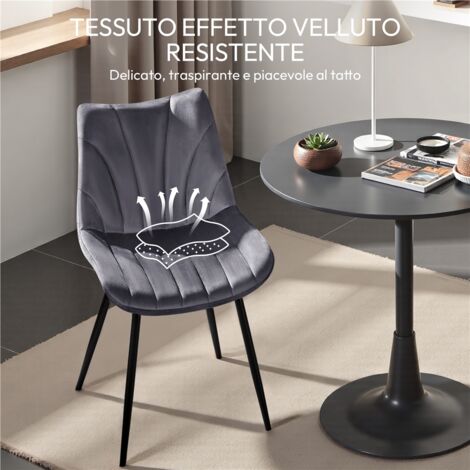 Sedie in Tessuto Moderne di Design per Soggiorno e Cucina - Emporio Arredo