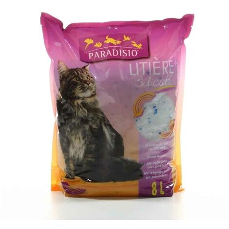 Paradisio Litiere Gel De Silice Pour Chat 8l