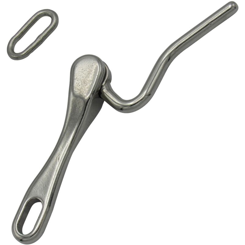316 Stainless Steel Pelican Hook – 5/16" UNF Thread, For Marine Safety Rails & Guardrails-1045812