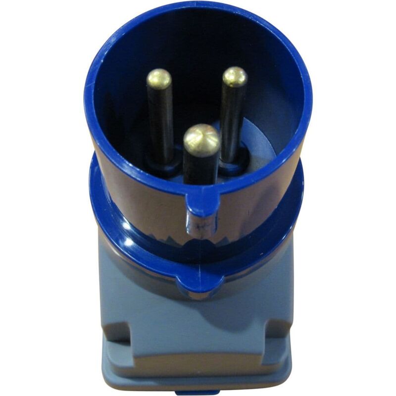 UK Plug To 16A CEE Socket Adapter - Caravan Camping Site Power Coupler, IP20, BS EN60309 Approved