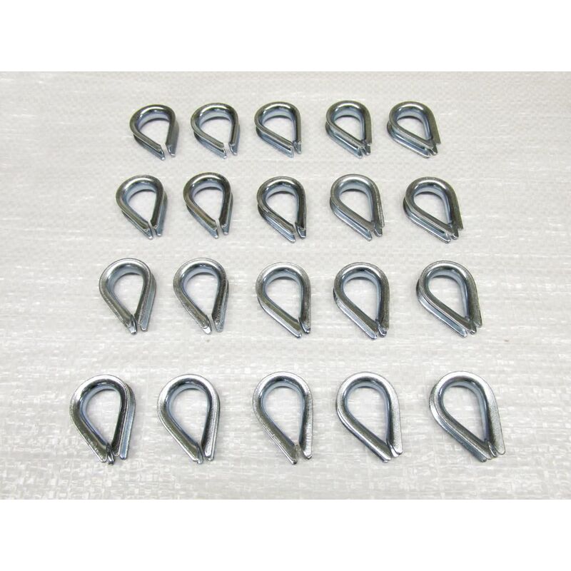 Wire Rope Eyelet Thimble in A4 (T316) Marine Grade Stainless Steel
