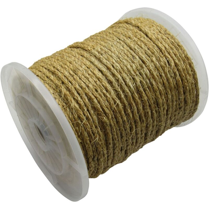 8mm Sisal Rope - 220m Coil by Ropes Direct