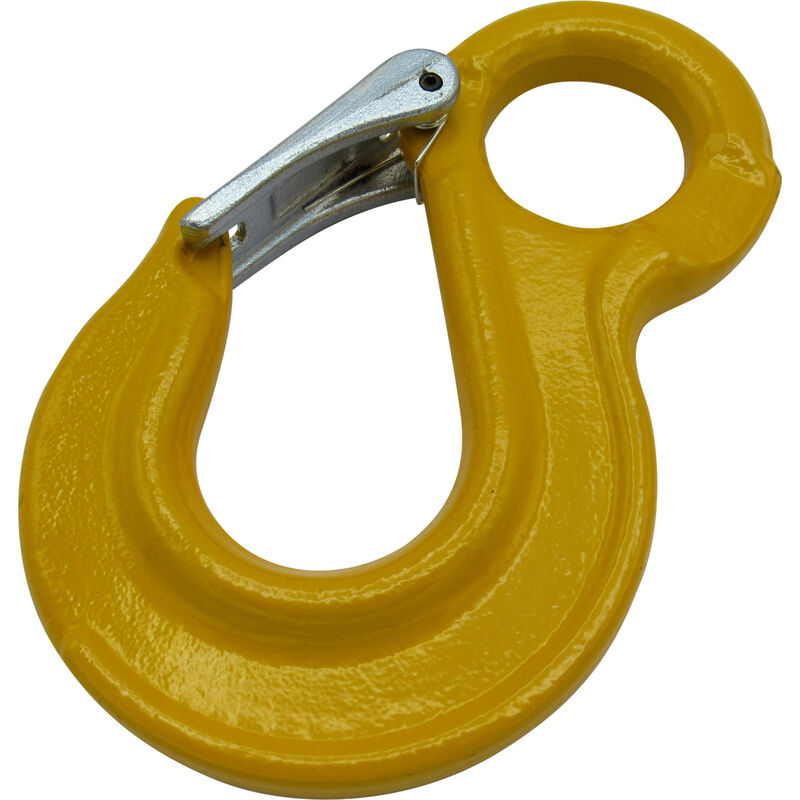 Eye Sling Hook with Latch 26MM Grade 8 (G80 21.2 Ton Safety Catch Chain  Lifting)